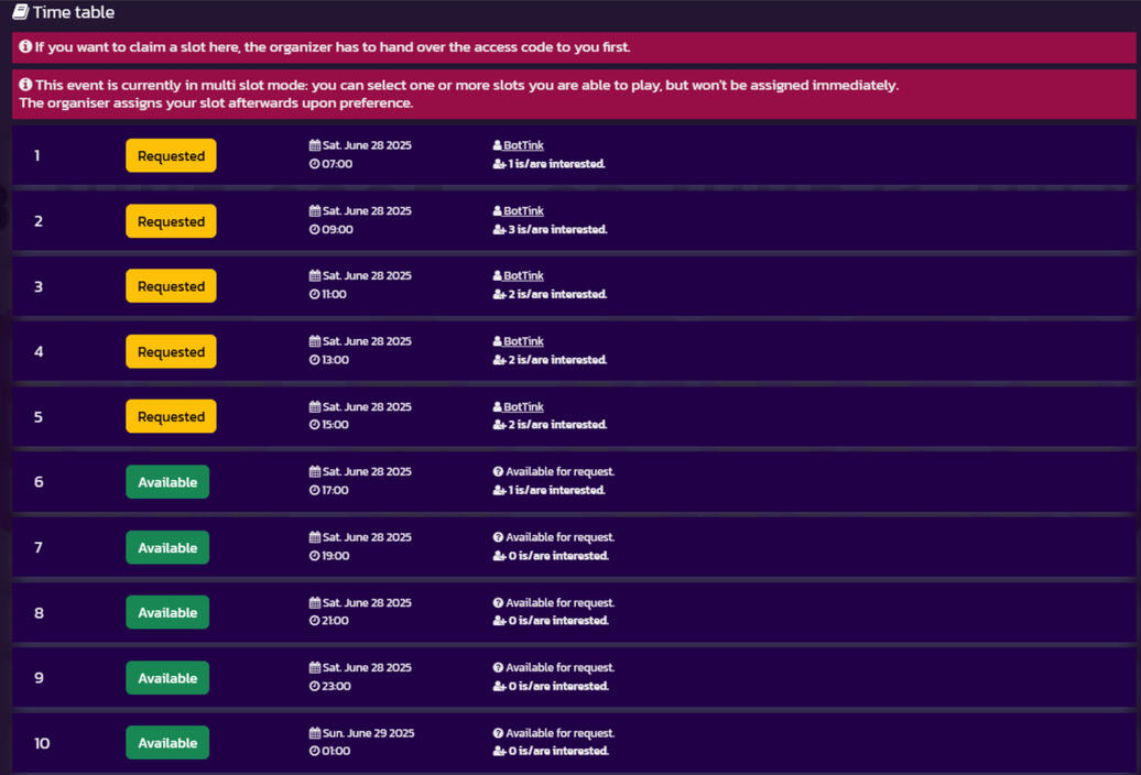 RaidPal Screenshot No.2 RaidPal Screenshot No.2